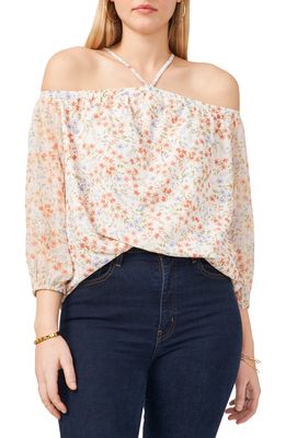 1.STATE Off the Shoulder Blouse in White