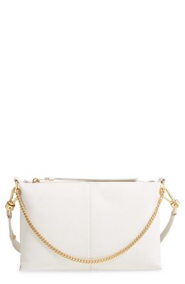 AllSaints Eve Leather Crossbody Bag in Roe White