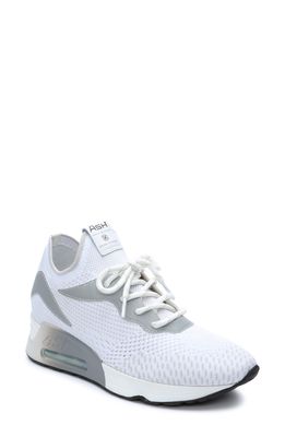 Ash Lips Sneaker in White/Light Grey