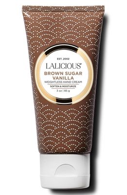 LALICIOUS Weightless Hand Cream in Sugar Brown Vanilla