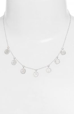 Anna Beck Charm Collar Necklace in Silver