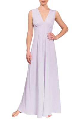 Everyday Ritual Amelia Long Nightgown in Lavender