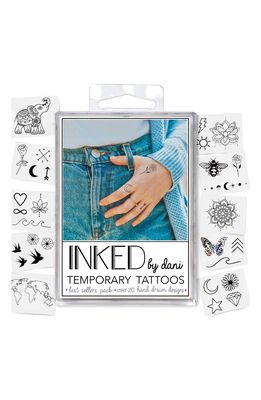 INKED by Dani Bestsellers Pack Temporary Tattoos in None