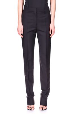 Givenchy High Waist Slim Fit Pants in Black
