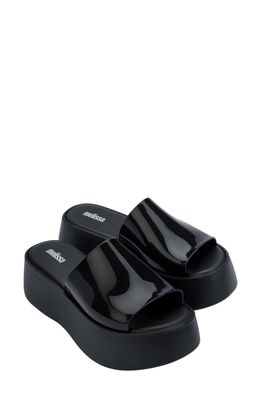 Melissa Becky Water Resistant Platform Sandal in Black