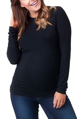 Nom Maternity Liv Maternity T-Shirt in Black