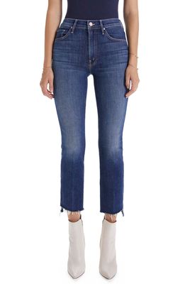 MOTHER 'The Insider' Crop Step Fray Jeans in Girl Crush