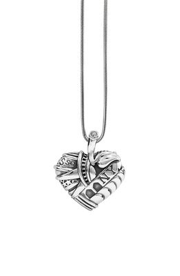 'Hearts of LAGOS - New York' Long Pendant Necklace in Heart Of New York