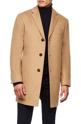 Cardinal of Canada St. Paul Wool & Cashmere Topcoat in Camel