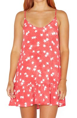 Hurley Star Spangled Cover-Up Dress in Red Pepper Multi