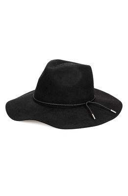 San Diego Hat Anza Packable Fedora in Black