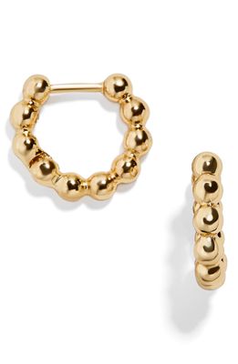 BaubleBar Pisa Huggie Hoop Earrings in Gold