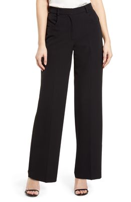 Vince Camuto Wide Leg Trousers in Rich Black