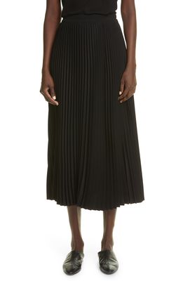 Co Pleated Midi Skirt in Black