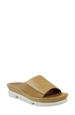 L'Amour des Pieds Slide Sandal in Lioness Lamba