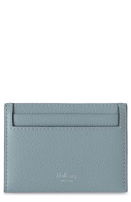 Mulberry Continental Logo Leather Card Holder in Cloud
