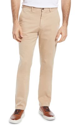 Johnston & Murphy Flat Front Chinos in Sand