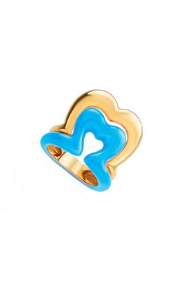 NeverNoT Show 'n' Tell Ready to Burst Heart Ring in Blue