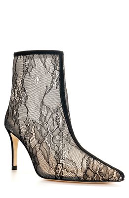 L'AGENCE Mila Lace Bootie in Black Lace