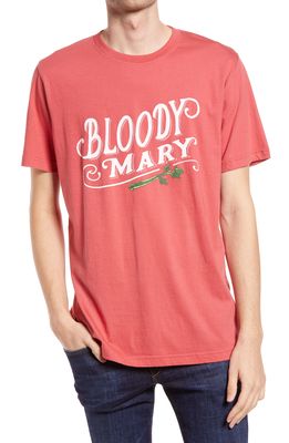 American Needle Brass Tacks Bloody Mary Men's Graphic Tee in Mineral Red