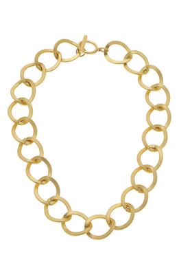 Canvas Jewelry Linnea Statement Chain Necklace in Gold