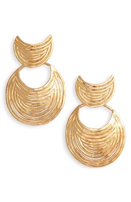 Gas Bijoux Luna Wave Earrings in Gold