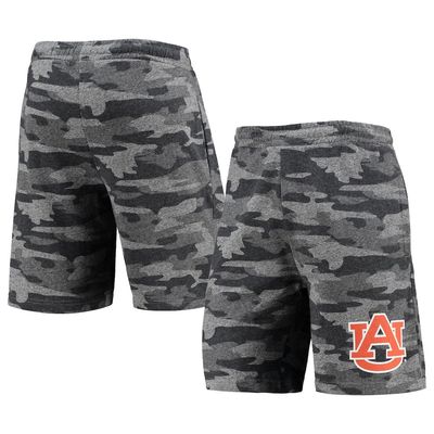 Men's Concepts Sport Charcoal/Gray Auburn Tigers Camo Backup Terry Jam Lounge Shorts