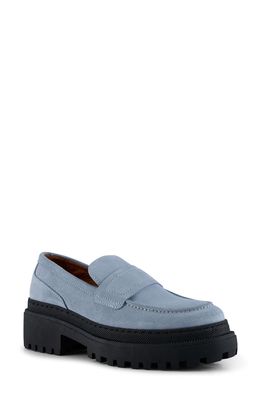 Shoe The Bear Iona Suede Saddle Loafer in Blue