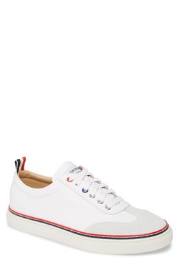 Thom Browne Low-Top Sneaker in White