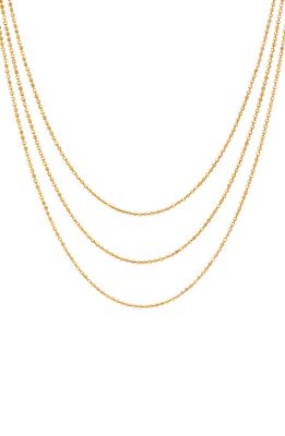 EF Collection Hasson Layered Necklace in Yellow Gold