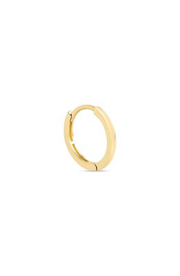 STONE AND STRAND Small Clicker 14K Gold Huggie Hoop Earring in Yellow Gold