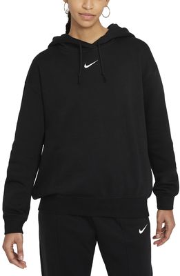 Nike Sportswear Collection Essentials Oversize Hoodie in Black/White