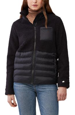 Soia & Kyo Colleen Mixed Media Jacket in Black