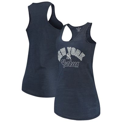 Women's Soft as a Grape Navy New York Yankees Multicount Racerback Tank Top