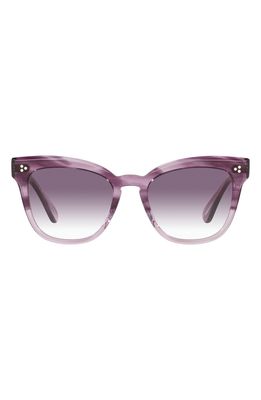 Oliver Peoples Marianela 54mm Gradient Butterfly Sunglasses in Jacaranda Grad/Purple Grad