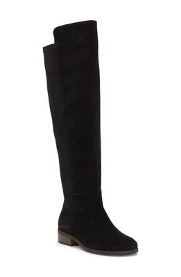 Lucky Brand Calypso Over the Knee Boot in Black