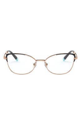 Tiffany & Co. 53mm Butterfly Optical Glasses in Rubedo/Black