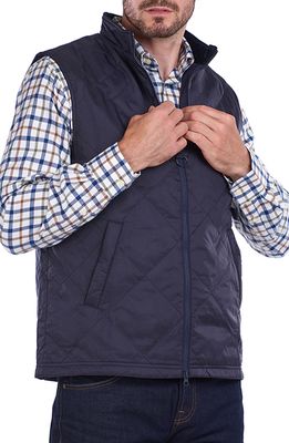 Barbour Finn Quilted Vest in Navy