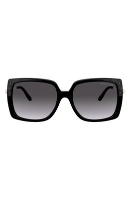 Michael Kors 56mm Gradient Square Sunglasses in Black