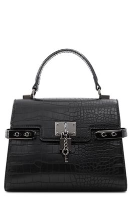 ALDO Agroliaa Faux Leather Top Handle Bag in Other Black
