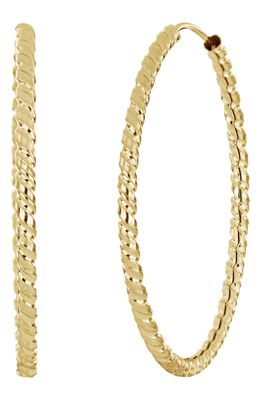 Bony Levy 14K Gold 28mm Twisted Hoop Earrings in 14K Yellow Gold
