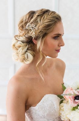 Brides & Hairpins Alexina Comb in Gold