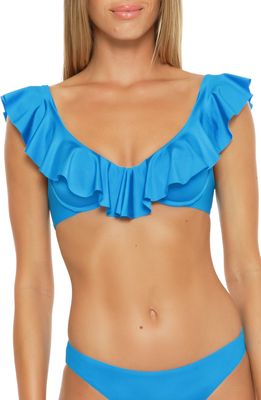 Trina Turk Monaco Underwire Bikini Top in Adriatic Blue