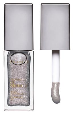 Clarins Lip Comfort Shimmer Oil in 01 Sequin Flares