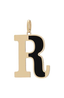 Stephanie Windsor Large Initial Pendant in Yellow Gold R