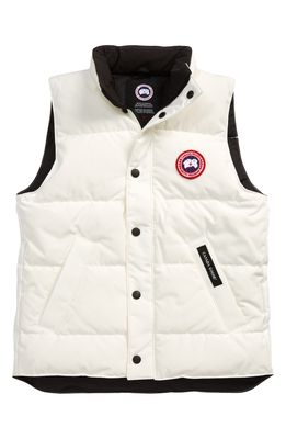 Canada Goose 'Vanier' Down Vest in North Star White