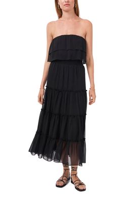 1.STATE Strapless Dress in Rich Black