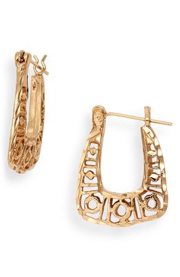 Set & Stones Claudia Hoop Earrings in Gold