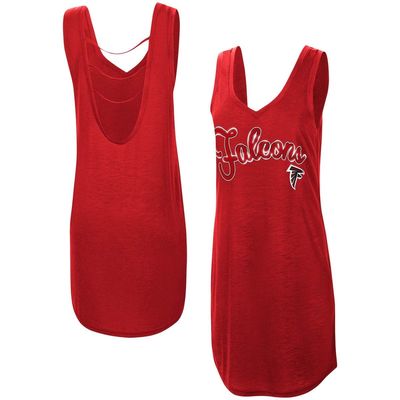 Women's G-III 4Her by Carl Banks Red Atlanta Falcons Off Season Swimsuit Cover-Up