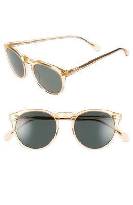 RAEN Remmy 49mm Polarized Sunglasses in Champagne Crystal